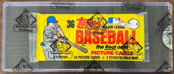 1982 Topps Baseball Grocery Rack Pack BBCE Wrapped and Sealed