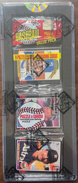 1985 Donruss Baseball Rack Pack Puckett Top BBCE Wrapped and Sealed