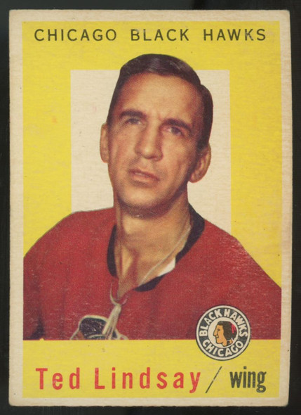 1959-60 Topps Ted Lindsay #6 VG/EX
