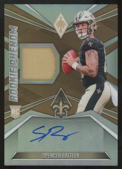 2024 Panini Phoenix Spencer Rattler RC Bronze Phenom Patch Auto RPA /33