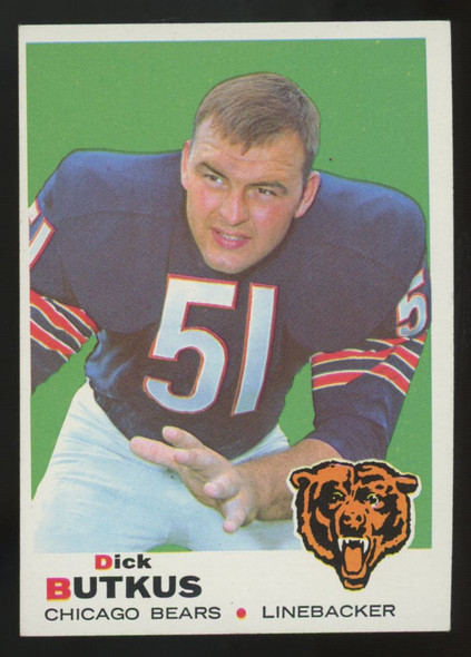 1969 Topps Dick Butkus #139 EX