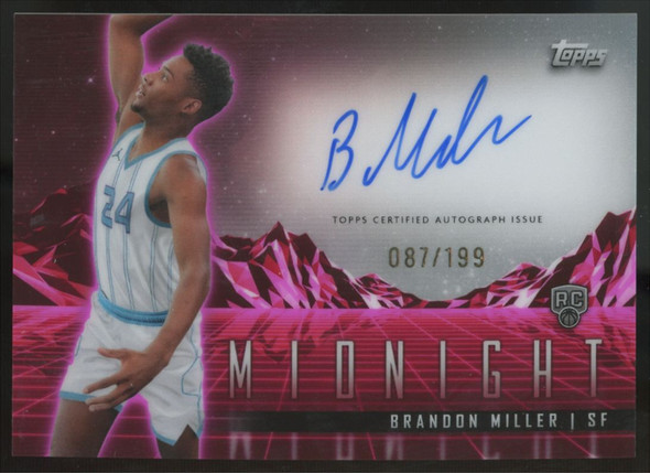2023-24 Topps Midnight Brandon Miller RC Horizon Twilight Auto /199 #RHS-BM
