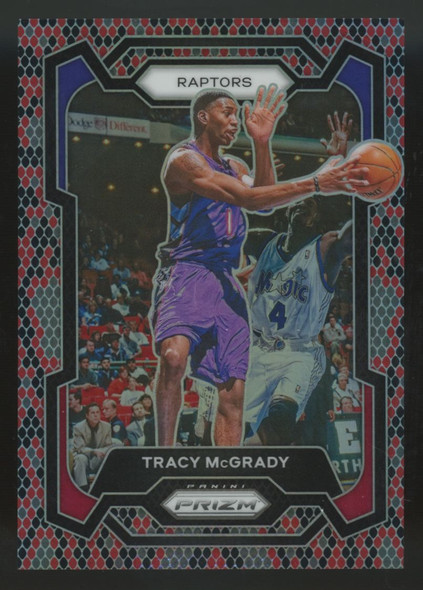 2023-24 Panini Prizm Tracy McGrady Snakeskin SSP #196