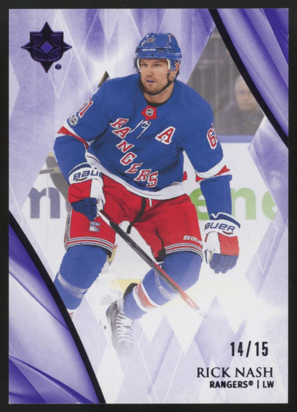 2023-24 Ultimate Collection Rick Nash Purple /15 #82