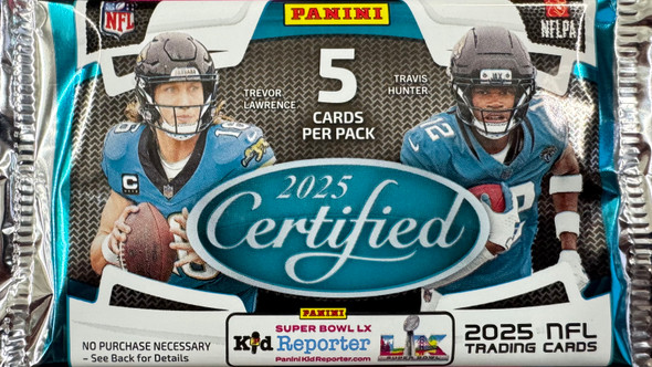 2025 Panini Certified Football Hobby Pack