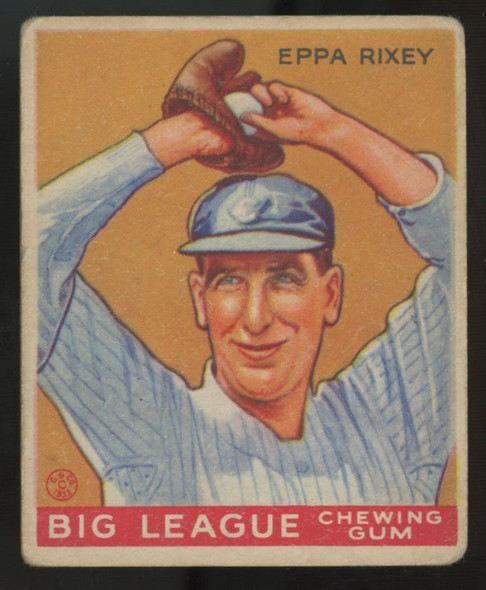 1933 Goudey Eppa Rixey #74 Good