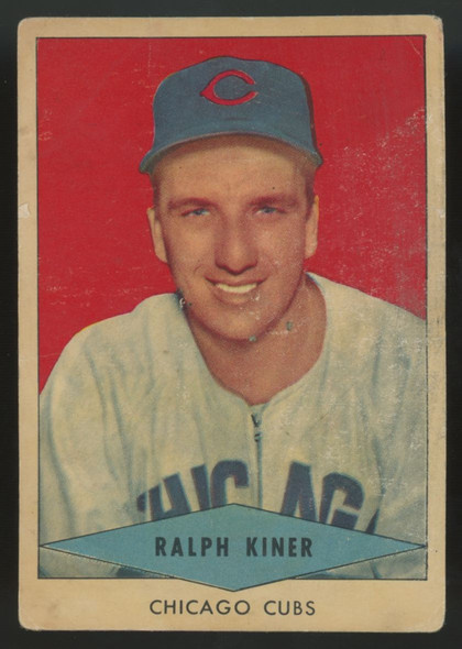 1954 Red Heart Ralph Kiner Poor (Paper Loss)