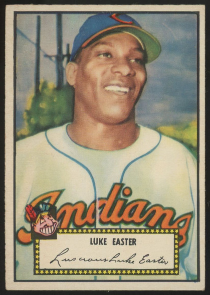 1952 Topps Luke Easter RC #24 VG/EX