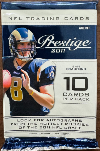 2011 Panini Prestige Football 10-Card Retail Pack