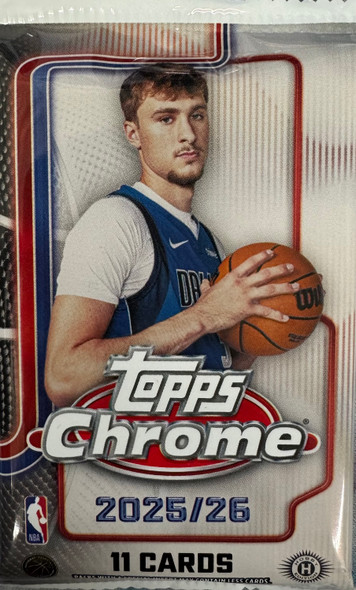 2025/26 Topps Chrome Basketball Jumbo Hobby Pack