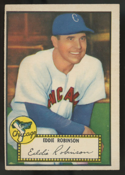 1952 Topps Eddie Robinson RC #32 VG