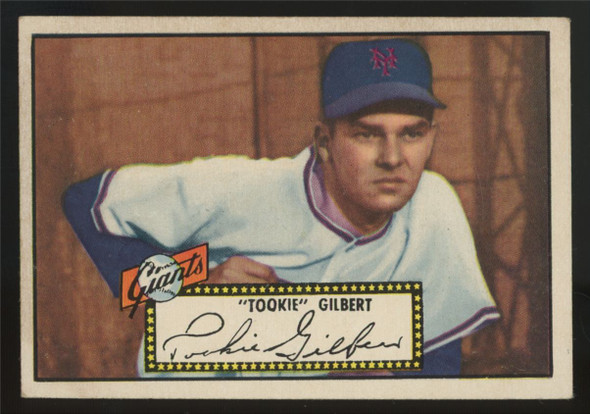 1952 Topps "Tookie" Gilbert Black Back #61 VG/EX