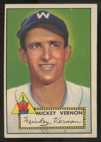 1952 Topps Mickey Vernon #106 Good