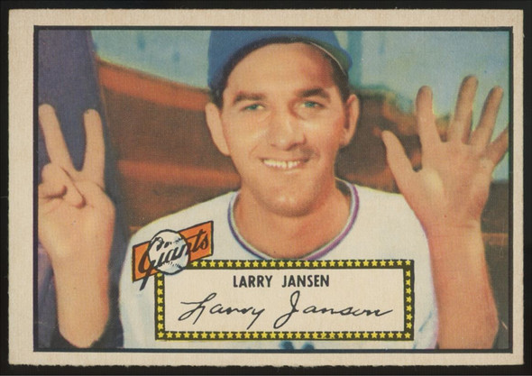 1952 Topps Larry Jansen #5 VG