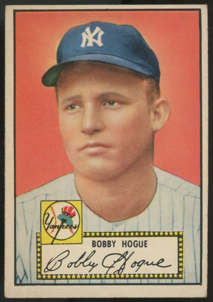 1952 Topps Bobby Hogue RC #9 VG/EX