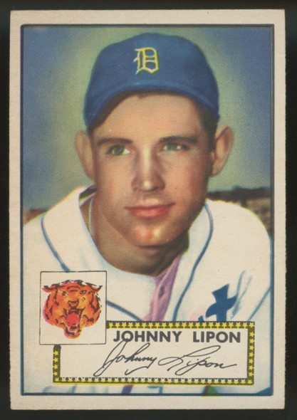 1952 Topps Johnny Lipon #89 EX/MT