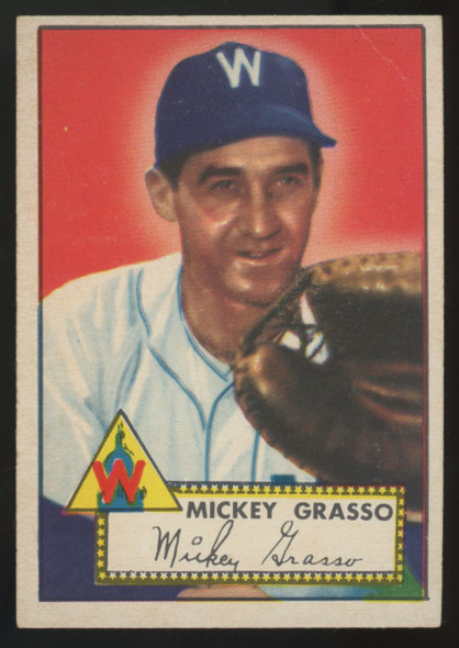 1952 Topps Mickey Grasso #90 VG/EX
