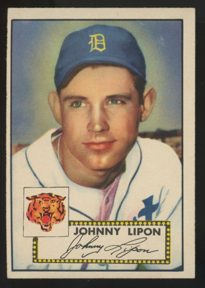 1952 Topps Johnny Lipon #89 EX