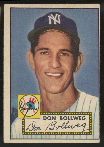 1952 Topps Don Bollweg RC #128 Good "A"