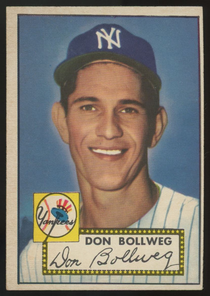 1952 Topps Don Bollweg RC #128 VG/EX