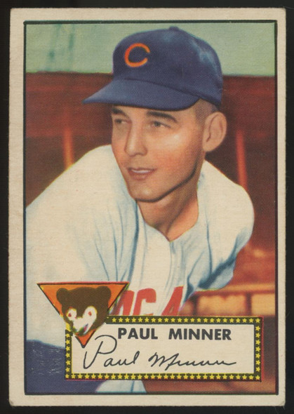 1952 Topps Paul Minner RC #127 VG/EX