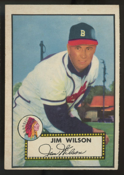 1952 Topps Jim Wilson RC #276 VG/EX