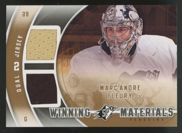 2011-12 Upper Deck SPX Marc-Andre Fleury Winning Materials Dual Patch #WM-MF