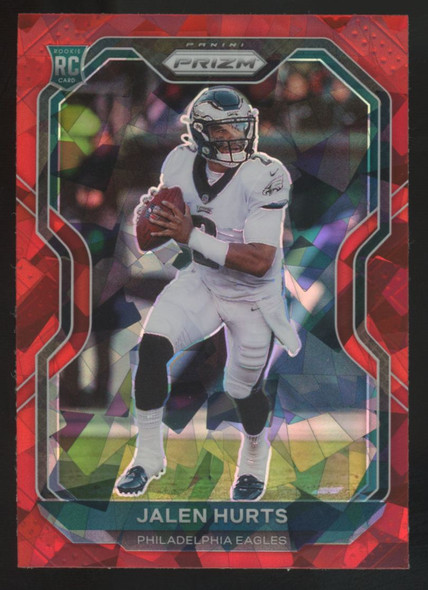 2020 Panini Prizm Jalen Hurts RC Red Ice #343