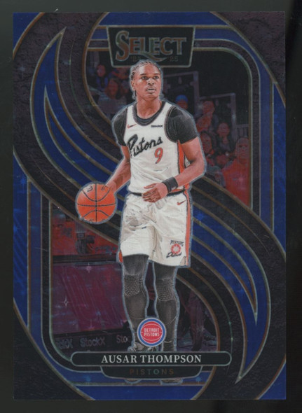 2024-25 Panini Select Ausar Thompson Premier Level Blue Stars Prizm /20 #153