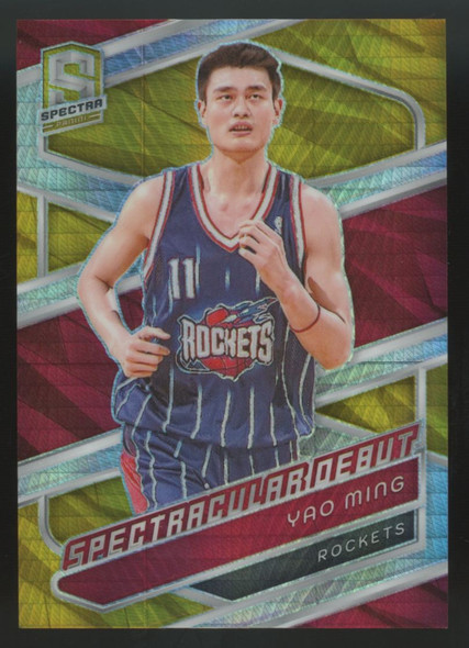 2023-24 Panini Spectra Yao Ming Spectracular Debut Gold International /10 #180