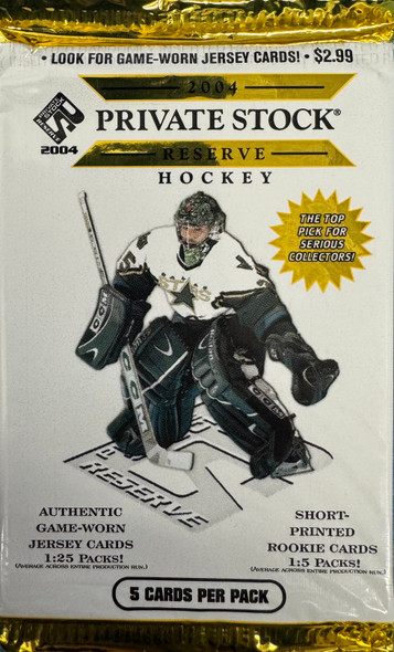 2004 Pacific Private Stock Reserve Hockey Retail Pack