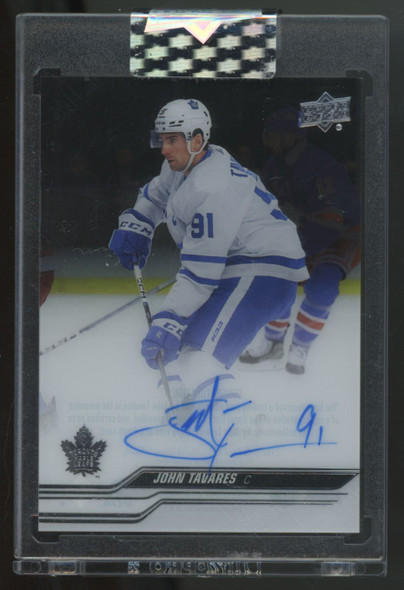2023-24 Upper Deck Clear Cut John Tavares Auto #CC-JT
