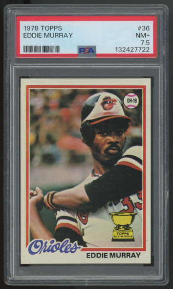 1978 Topps Eddie Murray RC #36 PSA 7.5