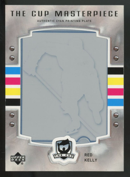 2006-07 UD The Cup Red Kelly Cyan Printing Plate 1/1 #C-32