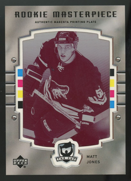 2005-06 UD The Cup Matt Jones RC Masterpiece Magenta Printing Plate 1/1 #278