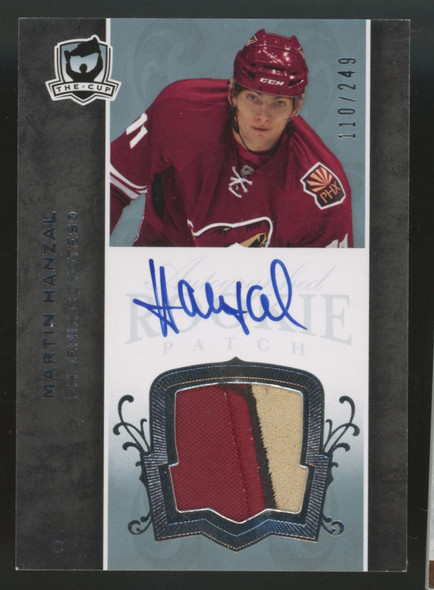 2007-08 Upper Deck The Cup Martin Hanzal RC Patch Auto RPA/249 #137