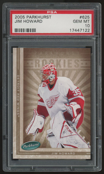 2005-06 Parkhurst Jim Howard RC #625 PSA 10
