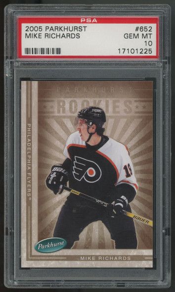 2005-06 Parkhurst Mike Richards RC #652 PSA 10