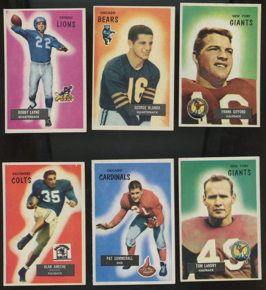 1955 Bowman Football Complete Set (160/160) EX - NM Very Clean