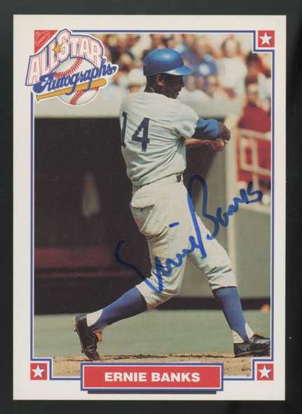 1993 Nabisco Ernie Banks All Star Auto