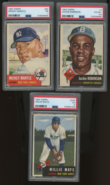 1953 Topps Baseball Complete Set (274) VG-EX