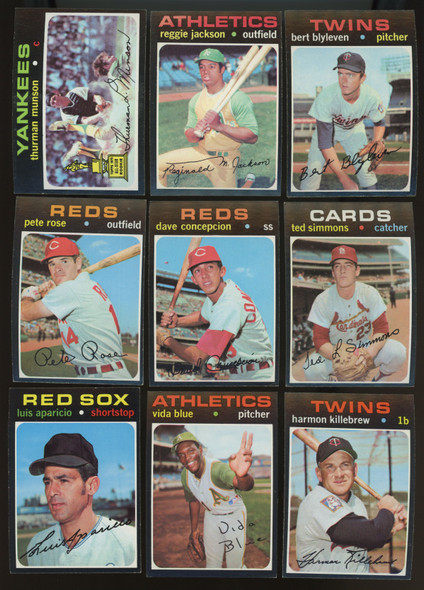 1971 Topps Baseball Complete Set (752) EX-NM w/ Wrapper Including 6/8 Variations