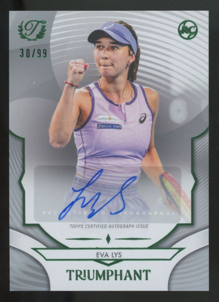 2025 Topps Triumphant Eva Lys RC Auto #29-A