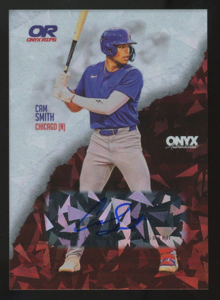 2024 Onyx Rips Cam Smith Red Ice Auto /465 #RACASM "A"