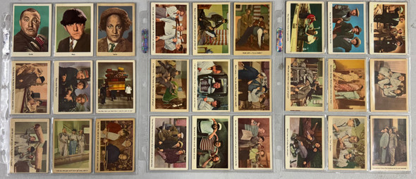 1959 Fleer The 3 Stooges Complete Set 96/96 VG-EX