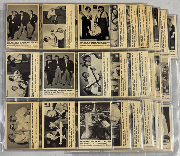 1966 Fleer Three Stooges Complete Set 66/66 EX-MT