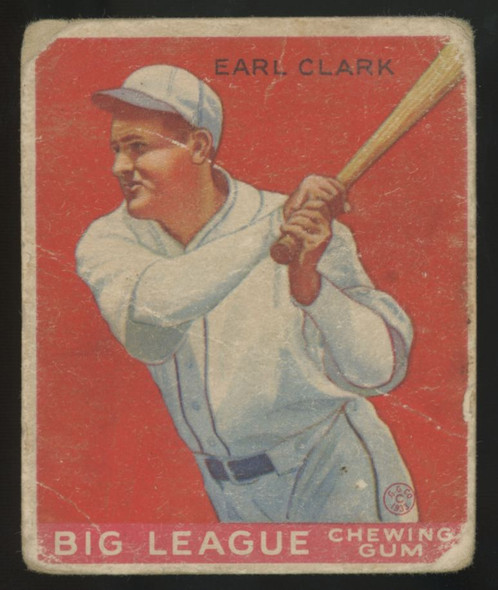 1933 Goudey Earl Clark #57 Poor