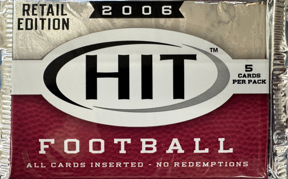 2006 Sage Hit Football Retail Pack