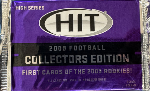 2009 Sage Hit Football High Series Collectors Edition Retail Pack