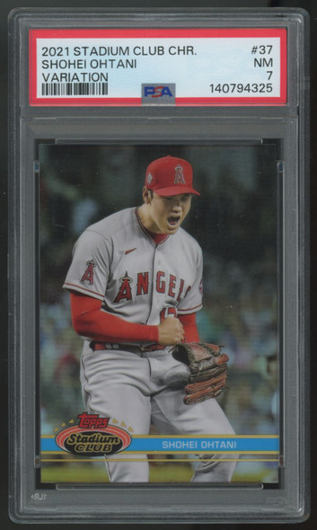 2021 Stadium Club Chrome Shohei Ohtani Variation #37 PSA 7 *325